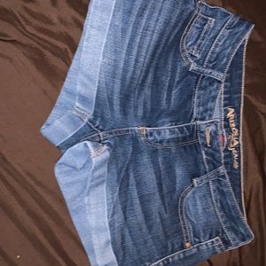 denim shorts
